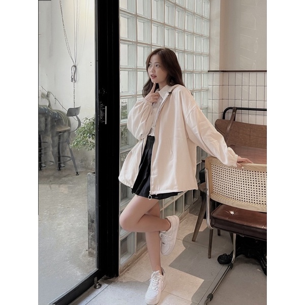 ÁO KHOÁC NHUNG LÌ TAY BỒNG (ảnh thật/sẵn/cóvideo)