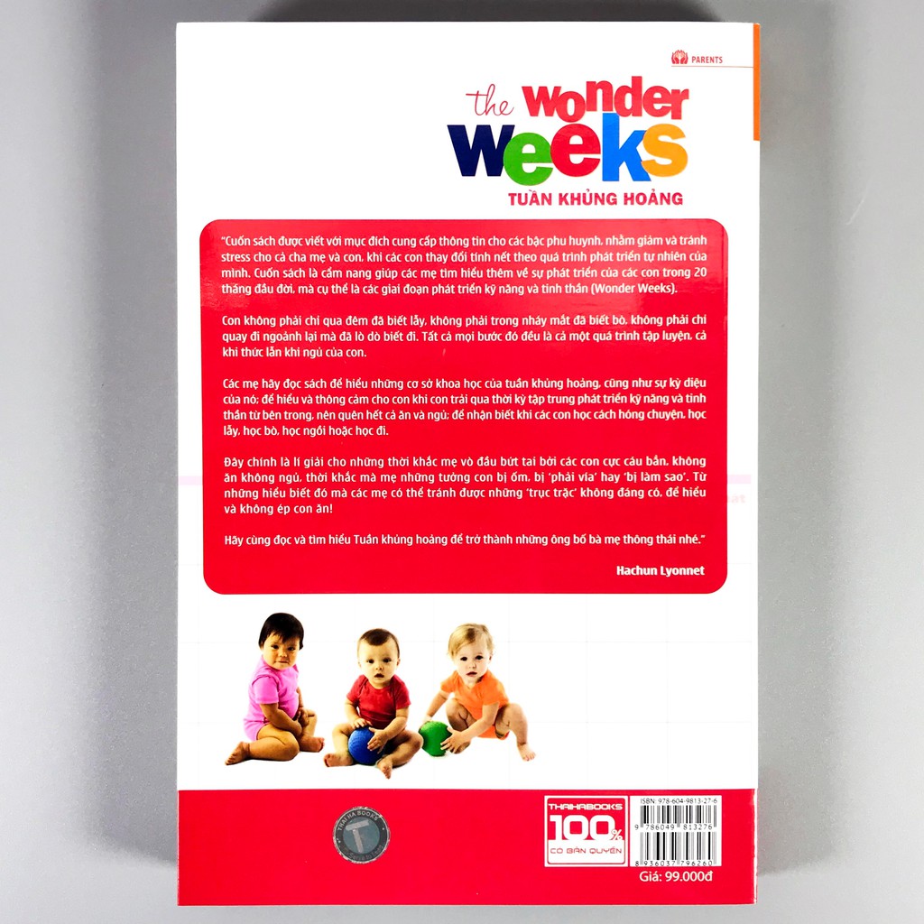 Sách - The Wonder Weeks - Tuần khủng hoảng - Các tuần phát triển quan trọng nhất trong 20 tháng đầu đời của trẻ