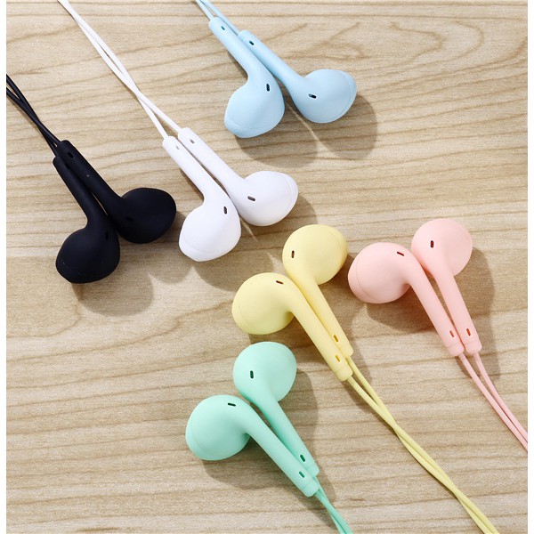 Tai nghe có dây Macaron có jack cắm 3.5mm và thiết kế trẻ trung, dễ thương. Tai nghe in-ear có dây U19