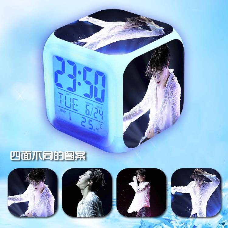 Quà Tặng Đồng Hồ Báo Thức Cỡ Nhỏ Tùy Chỉnh Phong Cách Exo Wu Shixun Luzhen Zhang Yixingbin Baekhyun Chanyeon Merchandise DIY