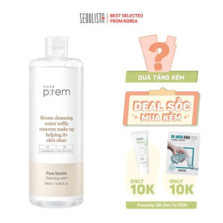 Nước tẩy trang Make P:rem Pure biome Cleansing water