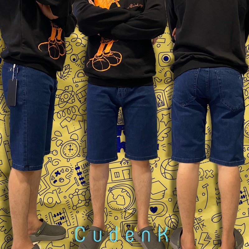 Quần sọt Jean thun co giãn chất lượng