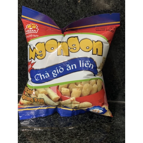 GÓI CHẢ GIÒ MINI TÔM NGON NGON ĂN LIỀN -VISSAN 50g | BigBuy360 - bigbuy360.vn