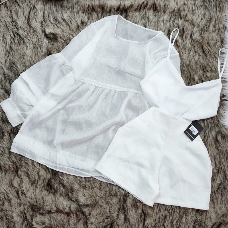 áo babydoll xuyên thấu siêu xinh (không kèm áo lót và quần)
