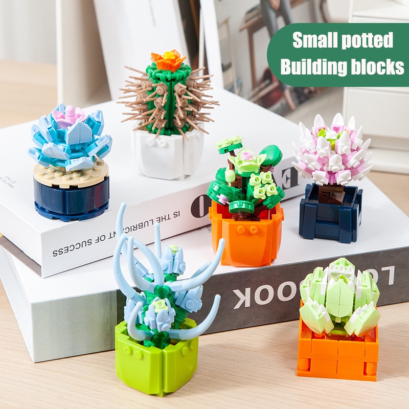 Bộ Đồ Chơi Lắp Ráp Chậu Hoa DIY Dành Cho Trẻ Em