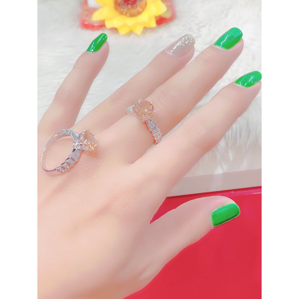 UHA - Nhẫn nữ mạ vàng 18k đính đá CZ N695 ( giá tốt nhất )