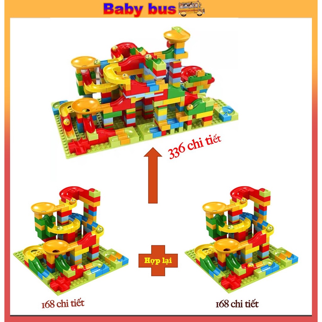 [Combo 168+168] Đồ chơi xếp hình lego thả bi 336 chi tiết cho bé,hàng đẹp giá tốt cho bé thoả sức sáng tạo