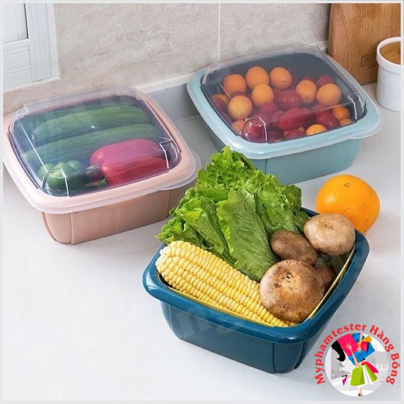 (SIÊU RẺ) Rổ mini để tủ lạnh, đồ ăn vặt