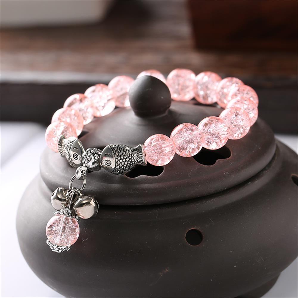 Vòng Tay Chuỗi Hạt Có Chuông Thiết Kế Tinh Tế Thời Trang|Hạt Nổ