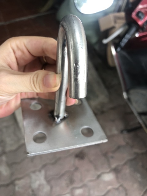Móc treo đèn trang trí, móc treo quạt trần INOX