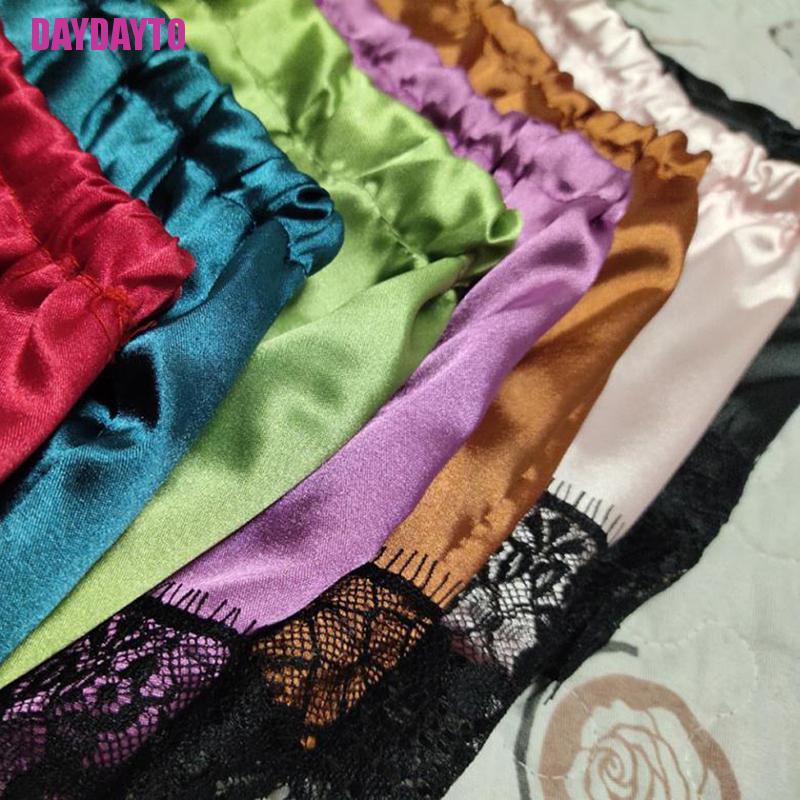 Bộ Đồ Ngủ 2 Món Áo Phối Ren + Quần Short Thời Trang Quyến Rũ Cho Nữ