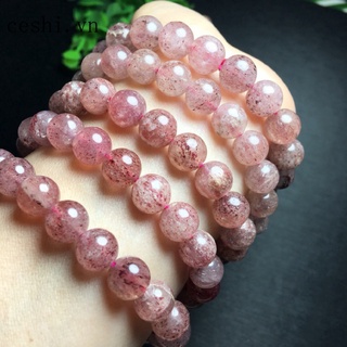 Natural strawberry crystal bracelet