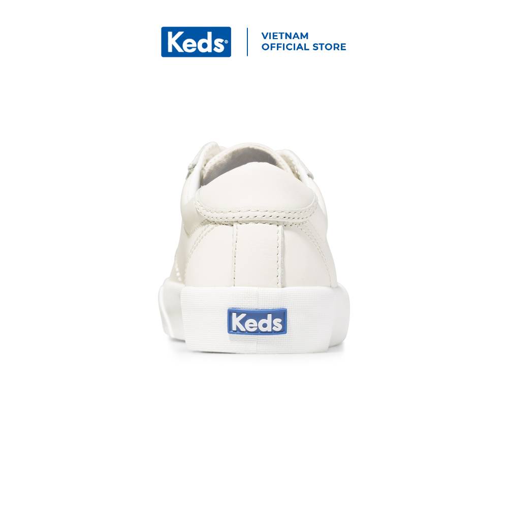 Giày Keds Nữ - Crew Kick 75 Leather White - KD061089