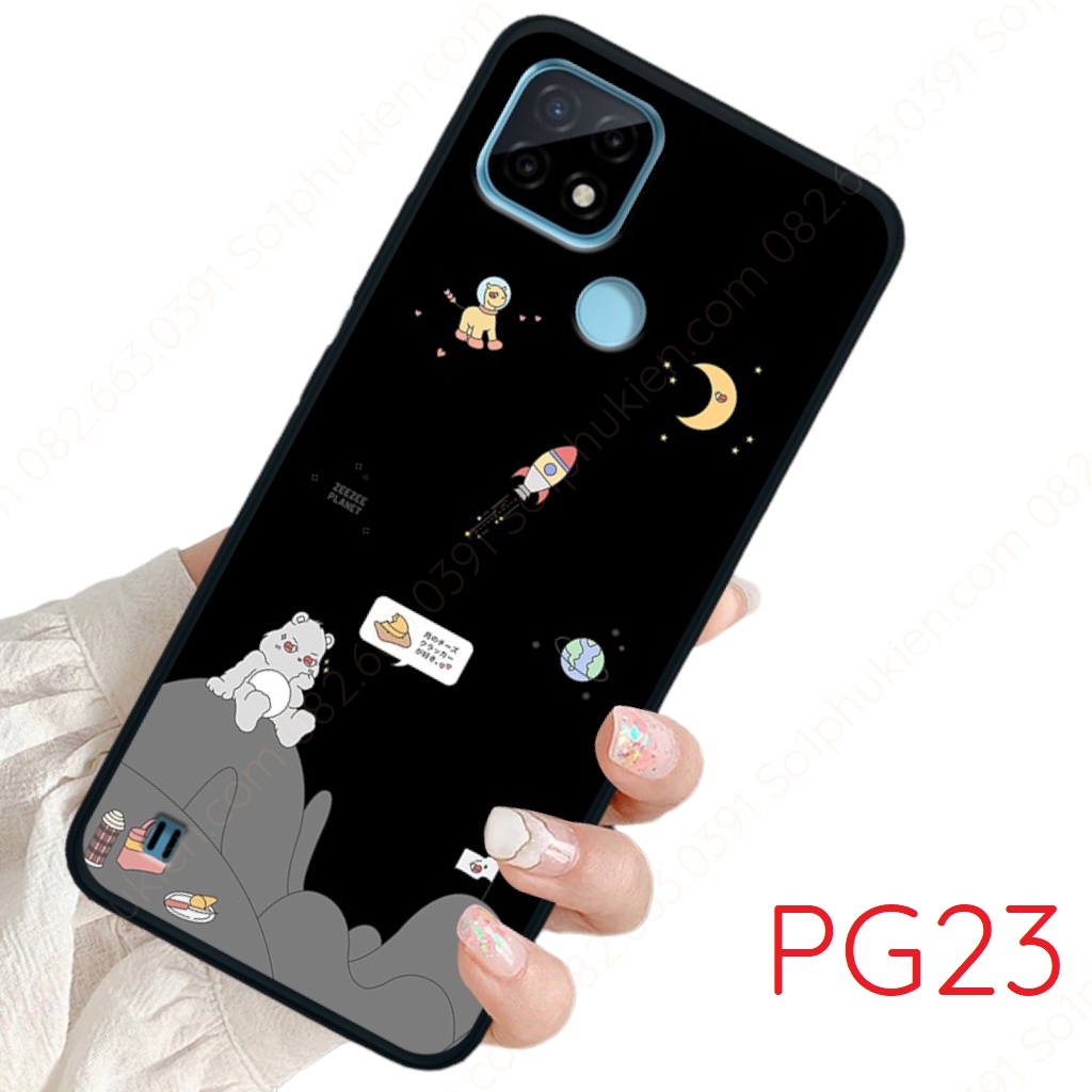 Ốp lưng điện thoại realme C21 C21Y C11 C12 C15 C20 dẻo in hình vũ trụ, ngân hà cực hot