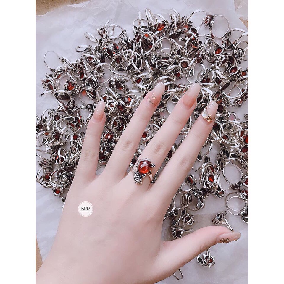 Nhẫn hồ ly xi bạc thái hàng đẹp LINH MIU SILVER