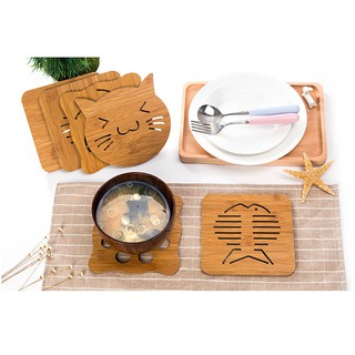 Miếng gỗ lót nồi loại mỏng. chọn mẫu nào vui lòng ib ảnh/ ghi chú thêm