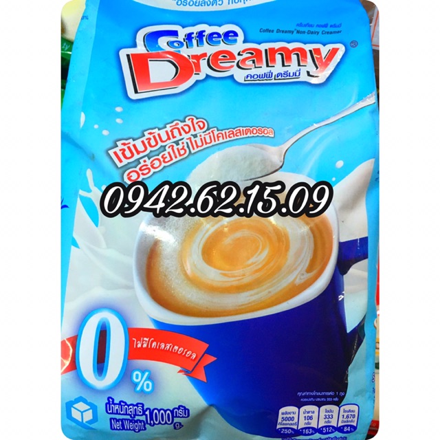Bột sữa béo Thái xanh Coffee Dreamy gói 1 kg