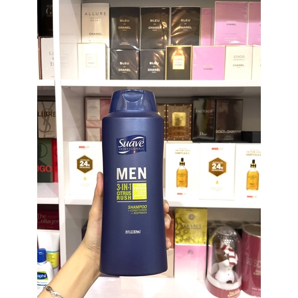 SỮA TẮM GỘI NAM SUAVE MEN