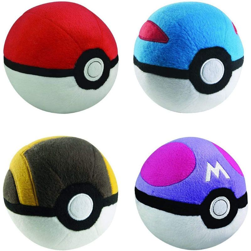 Pokemon PokeBall Cute Plush Toy Pokemon Stuffed Doll For Kids Gift
