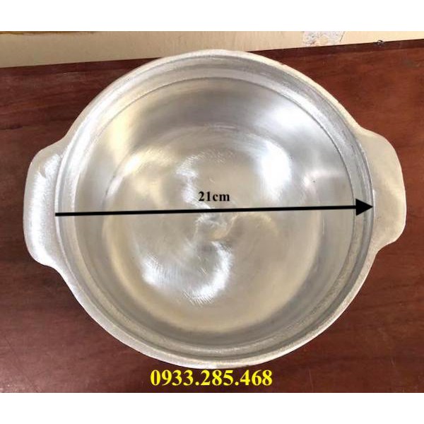 Nồi thố gang doa bóng 1.5 lít chính hãng Ngân Thọ