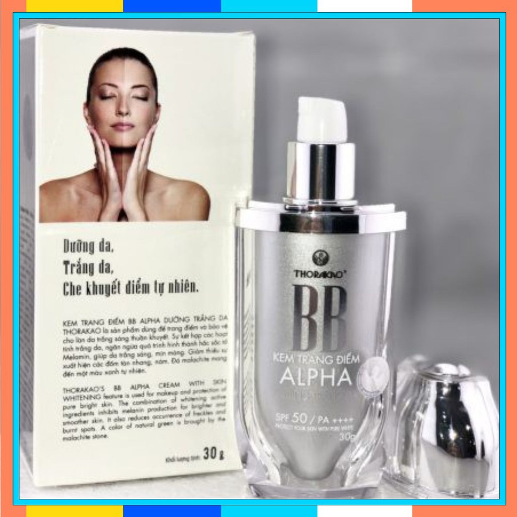Kem Trang Điểm BB ALPHA 30g Thorakao Dưỡng Trắng Da