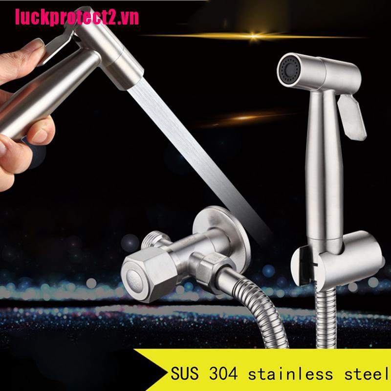 H&L Toilet Bidet Spray Stainless Steel Handheld Shattaf Bathroom Sprayer Shower Head