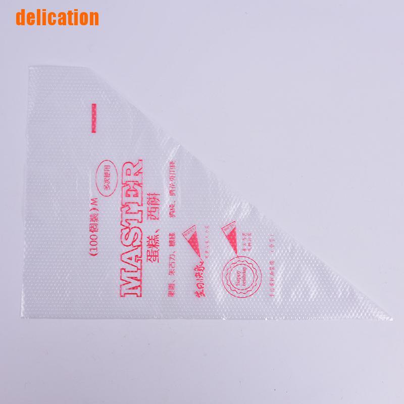 Set 100 Kem Trang Trí Bánh Dùng Một Lần Tiện Lợi