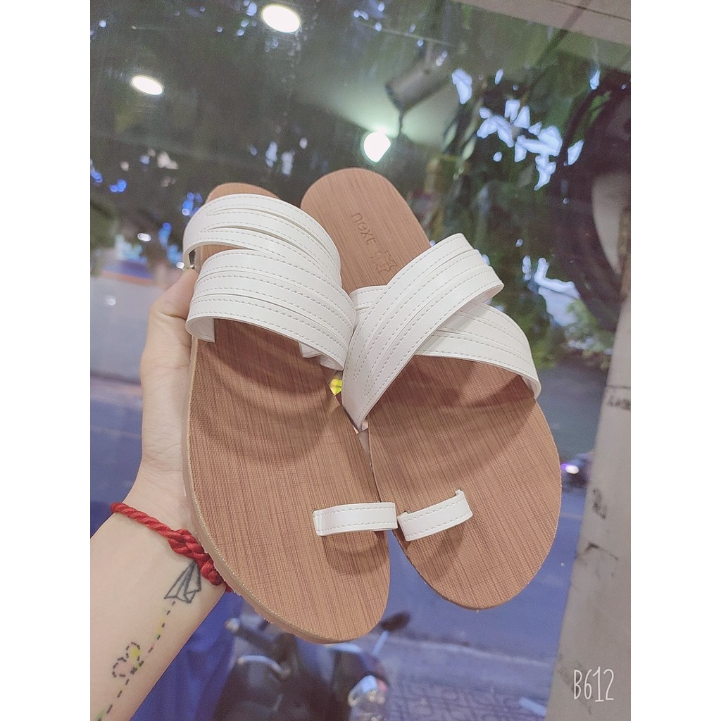 Giày Xăng Đan nữ đế bằng -Giày Sandal Nữ Tiểu Thư đế bệt chiến binh xỏ ngón dây mảnh quai chéo- Sandal Nữ Đế Bằng đi học