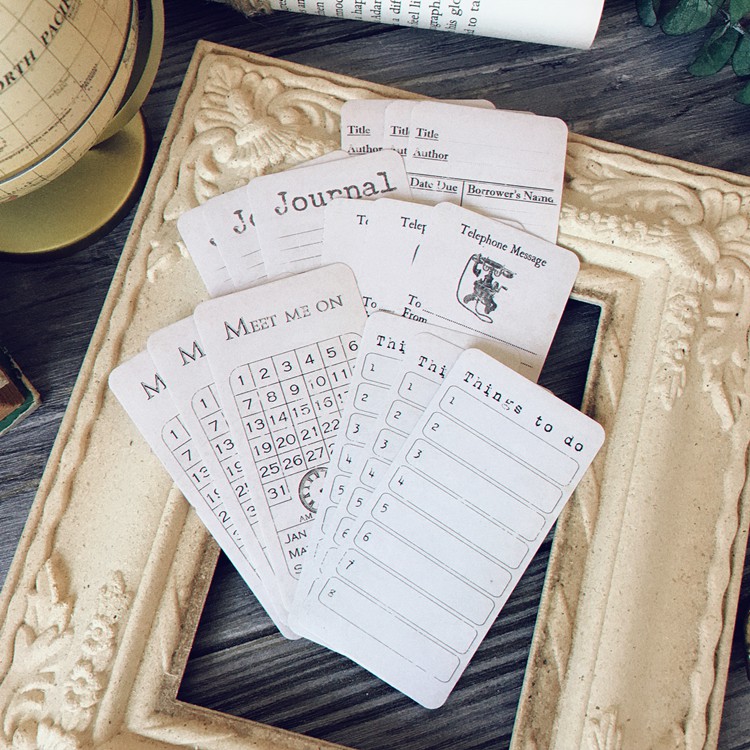 Sticker To do list phong cách Tim Holtz