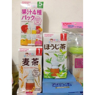 Trà hoa quả wakodo cho bé trên 5 tháng, bổ sung vitamin giúp bé chống táo bón 1 gói pha vs 40ml nước ấm