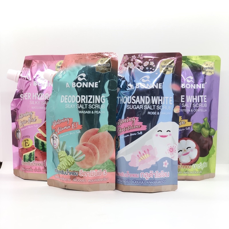 [Hàng Cao Cấp] Muối tắm sữa bò tẩy tế bào chết A Bonne Spa Milk Salt 350g Thái Lan - Mẫu mới | BigBuy360 - bigbuy360.vn