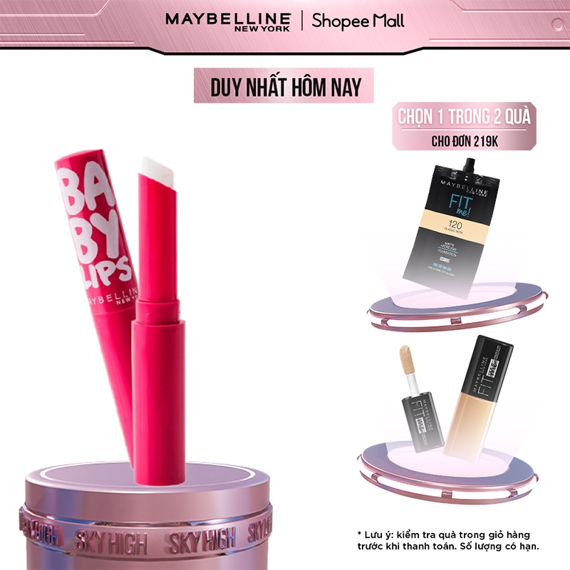 Son dưỡng môi Baby Lips Bloom Maybelline New York chống nắng SPF 16 (có màu) 1.7g