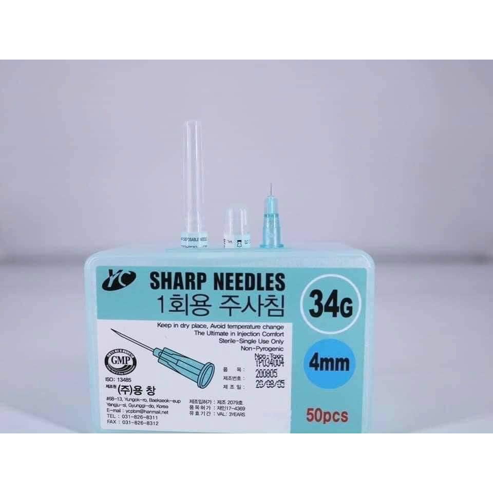 [Lẻ 1 cái] Kim tiêm meso Kim tiêm dưỡng chất căng bóng da ,Kim 34G Kim 32G Chuẩn y khoa