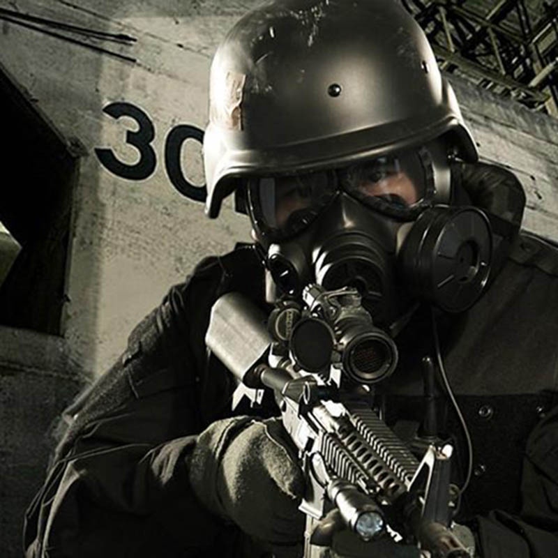 Mặt nạ chống bụi hóa trang chiến thuật Swat