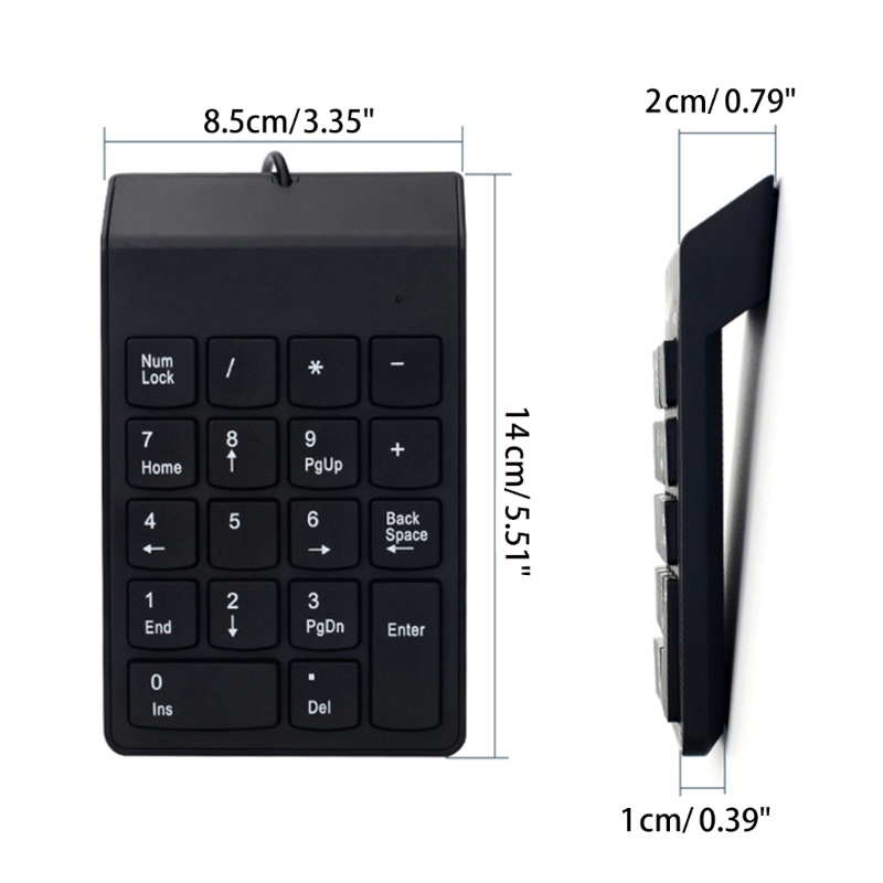 Bàn Phím Số Kết Nối USB Độ Nhạy Cao