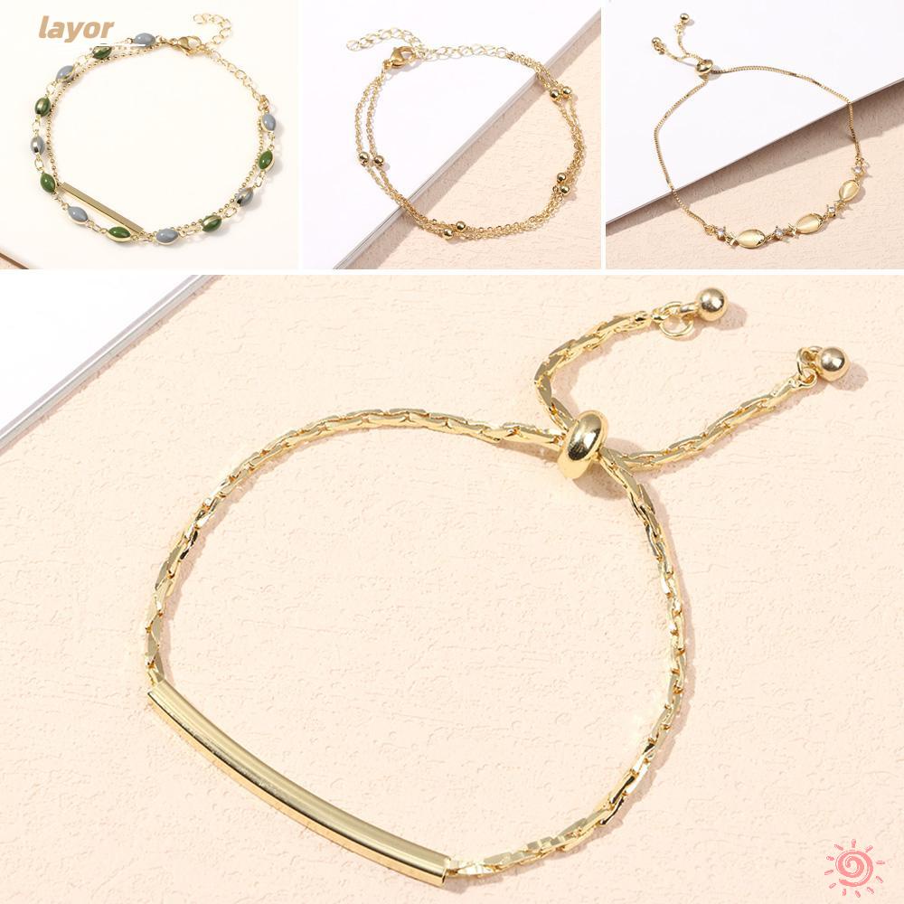 Vòng Đeo Tay Lấp Lánh Điều Chỉnh Được Thời Trang