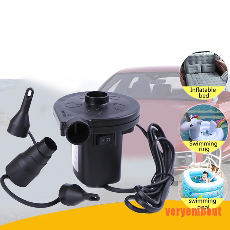 Máy Bơm Hơi AC 12V Tiện Dụng Mang Theo Du Lịch Cắm Trại