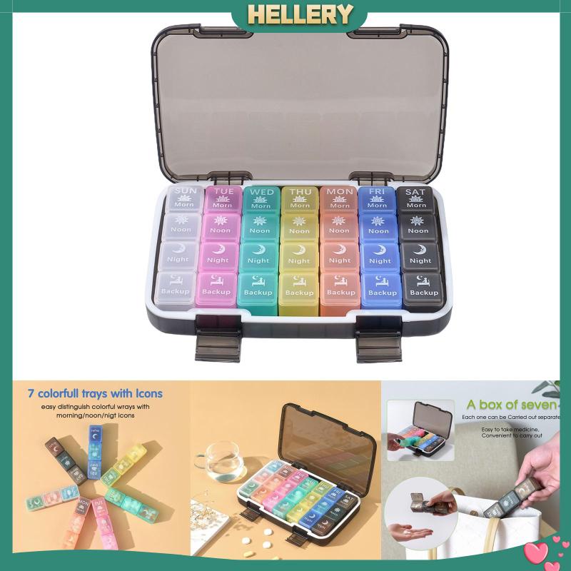 Hộp Đựng Thuốc Viên Bằng ABS Có Thể Tháo Rời Tiện Dụng Cho Người Già