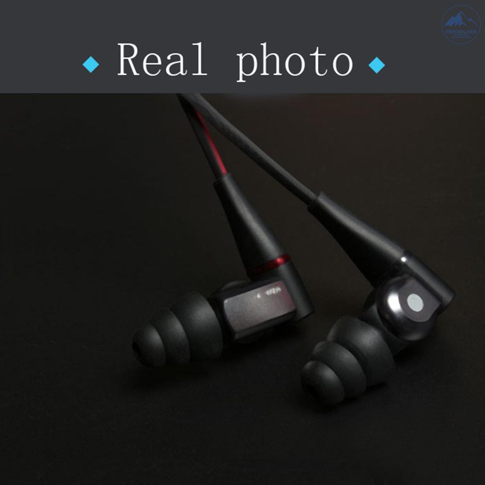 Set 3 cặp 6 miếng nút bọc tai nghe nhét tai bằng silicon 3 lớp | BigBuy360 - bigbuy360.vn