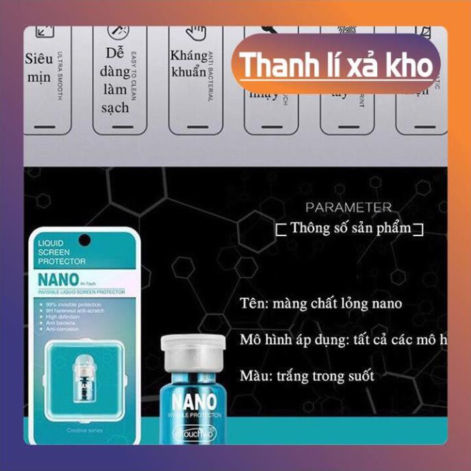 [K] KEO DUNG DỊCH NANO 9H PHỦ MÀN HÌNH ĐIỆN THOẠI ( CHỐNG XƯỚT, CHỐNG VÂN TAY) ^^