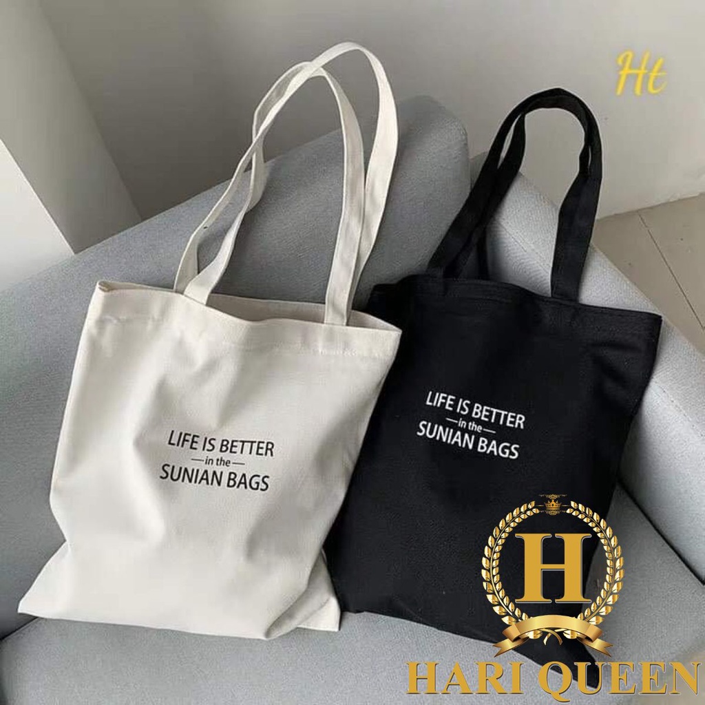 [Túi tote] Túi vải 5D Life Is Better HARI0321 | BigBuy360 - bigbuy360.vn