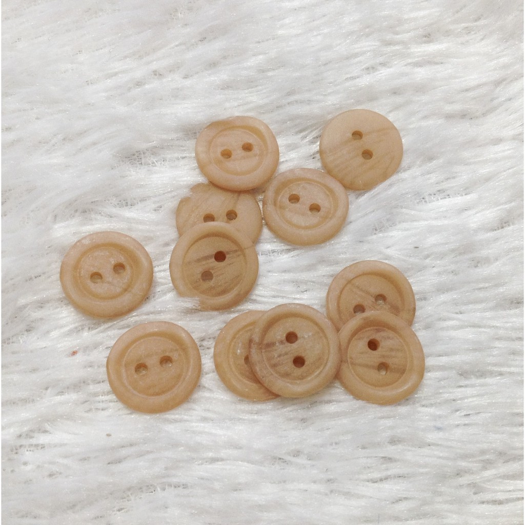 Nút áo quần tây cúc khuy nhựa nhiều màu dễ thương size 1.5cm