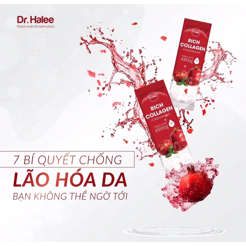 10 hộp - collagen nước vị lựu dr hale - ảnh sản phẩm 1