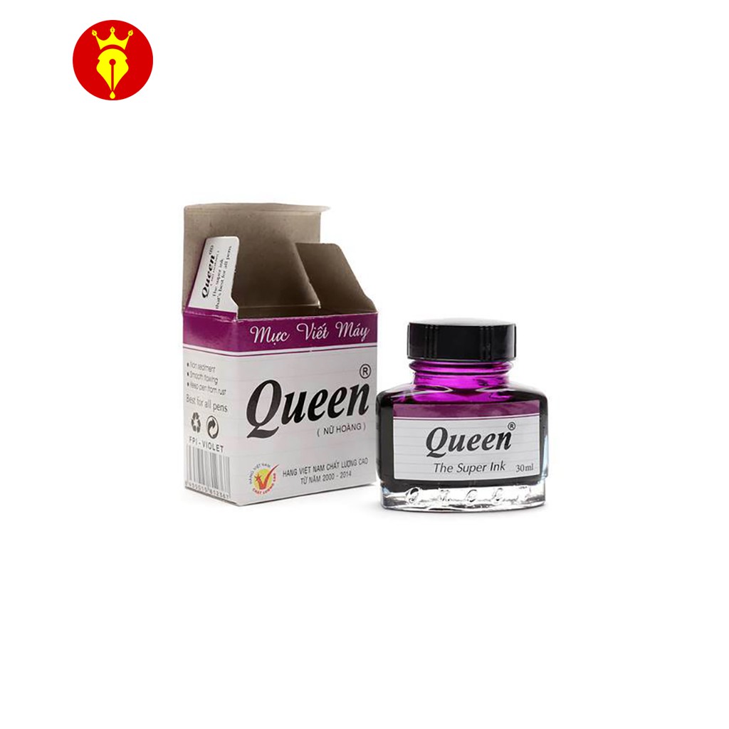 Mực Queen 30ml, Mực Cao Cấp Tím, Mực Nữ Hoàng, vbigvietnam