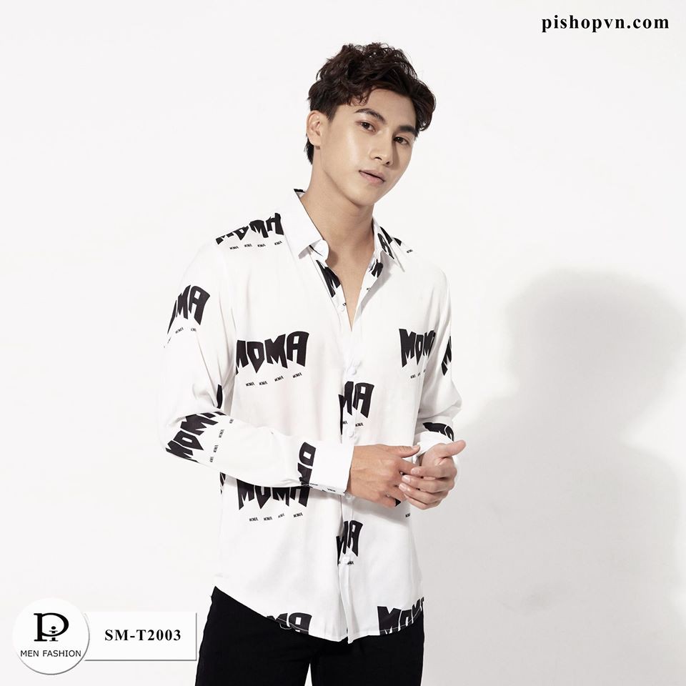 [Allbum] Áo sơ mi nam dài tay họa tiết, chất lụa đẹp hàn quốc hàng cao cấp htstore | BigBuy360 - bigbuy360.vn
