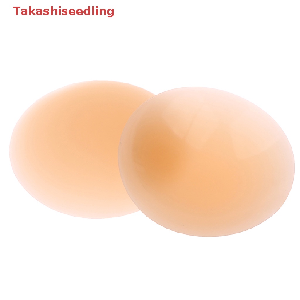 Cặp Miếng Silicone Dán Ngực Hình Tròn Vô Hình Tái Sử Dụng Tiện Lợi