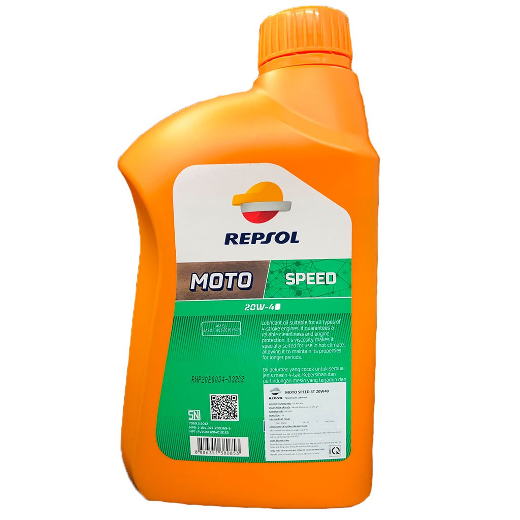 Nhớt Xe Số Repsol Rider 4T 20w40 800-1L