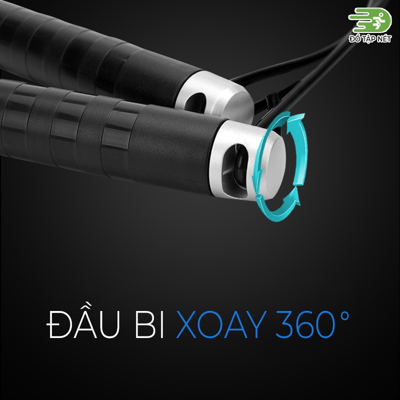 Dây Nhảy Lõi Thép Có Tạ MixSport Tập Thể Lực Nặng Muay Boxing Giúp Tăng Cường Cơ Bắp DTN03