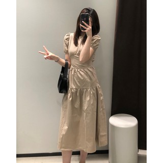 Đầm maxi trơn BOWEN