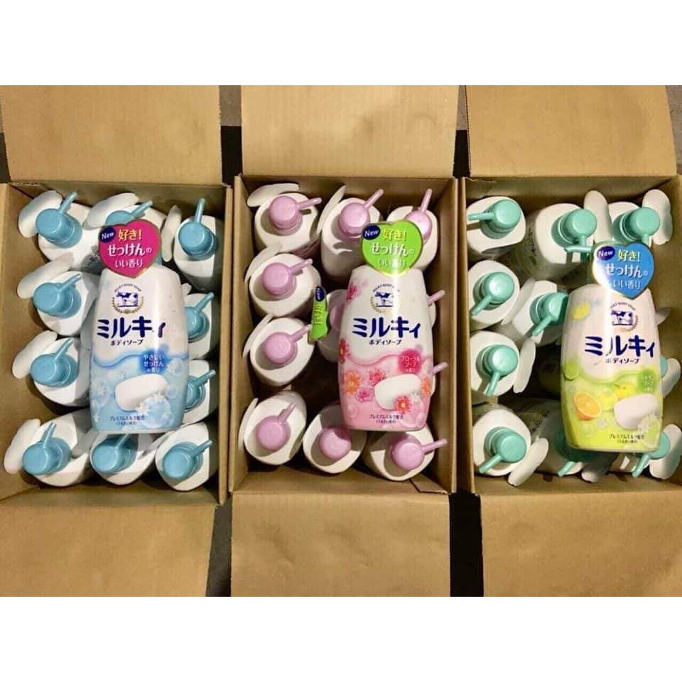 Sữa Tắm Milky Body Soap của Cow Brand 550ml